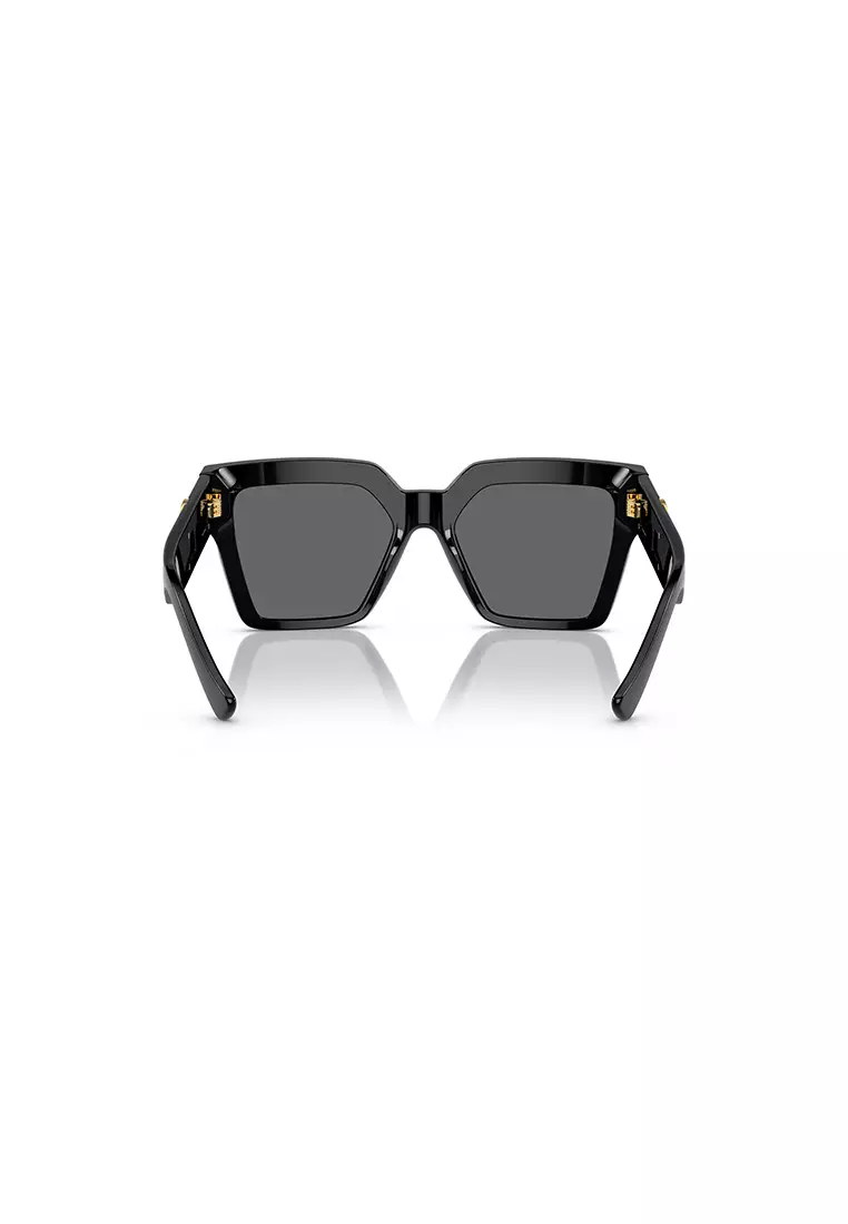 Women Butterfly Frame Black Sunglasses, UV Protection - VE4458F