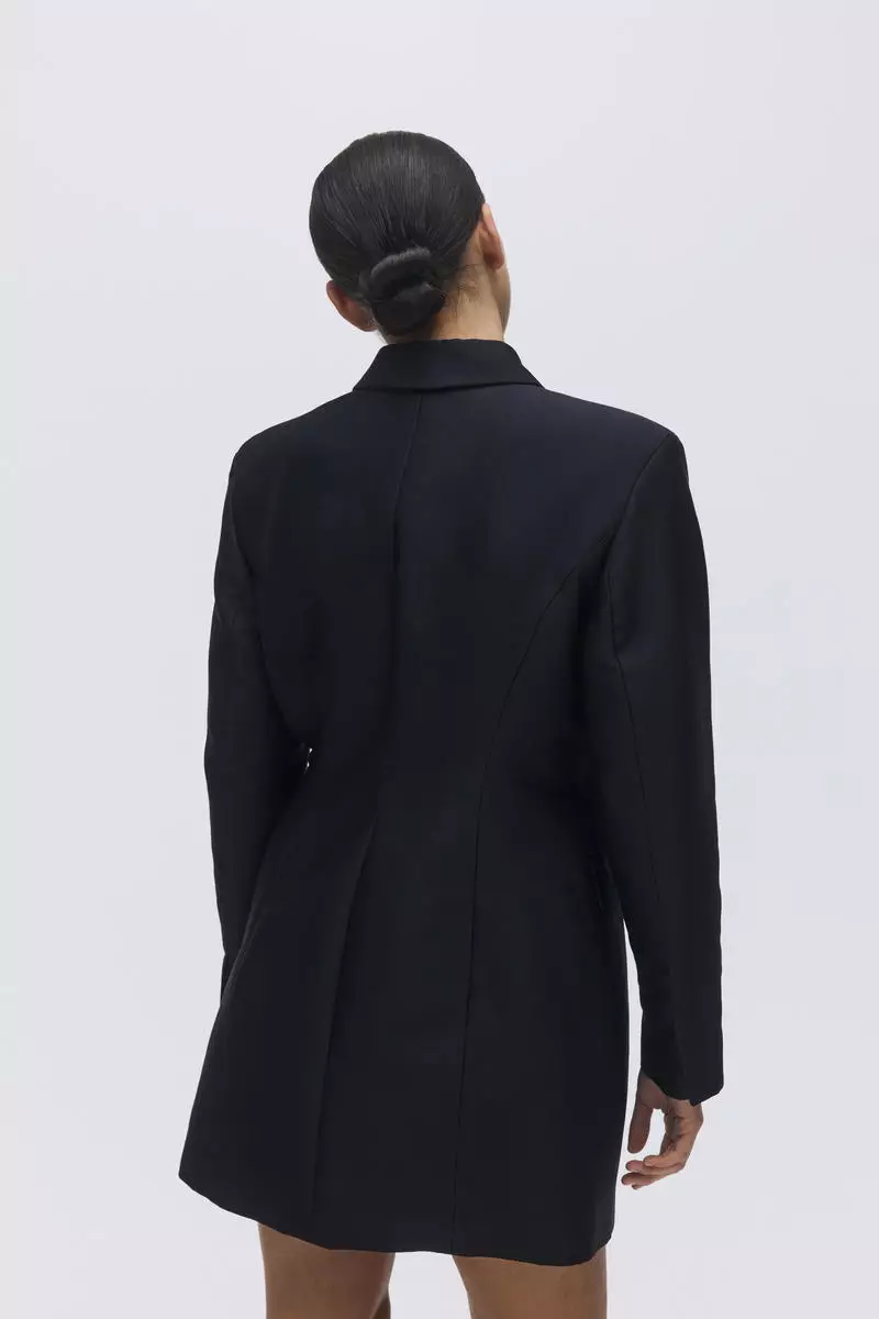 Double breasted blazer dress