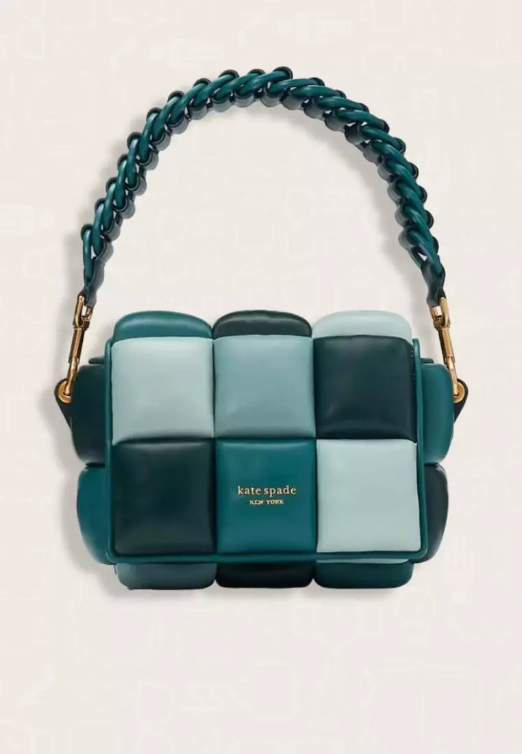 Kate Spade Boxxy Colorblocked Crossbody Midnight Pine Multi