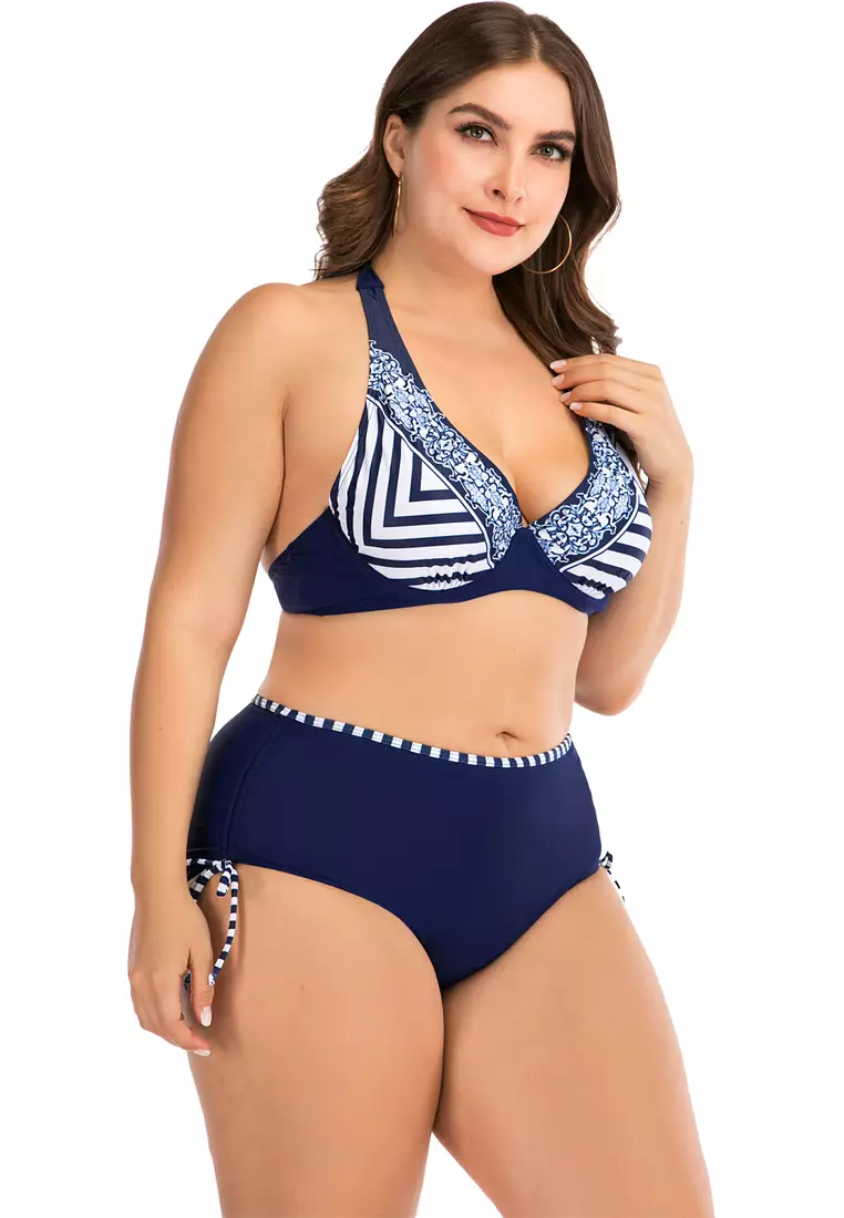 Buy Its Me 2PCS Plus Size Split Bikini Swimsuit 2024 Online