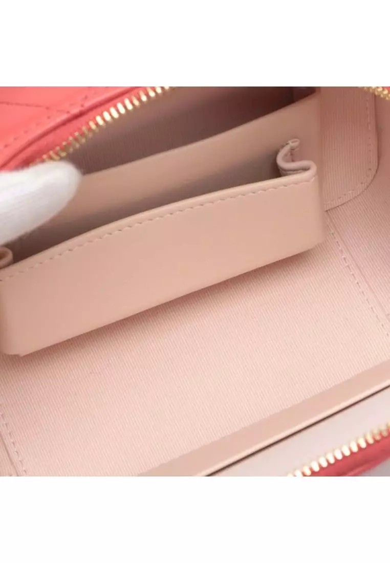 Pre-Loved Chanel Quilted Lambskin Chic Riviera Top Handle Vanity Case