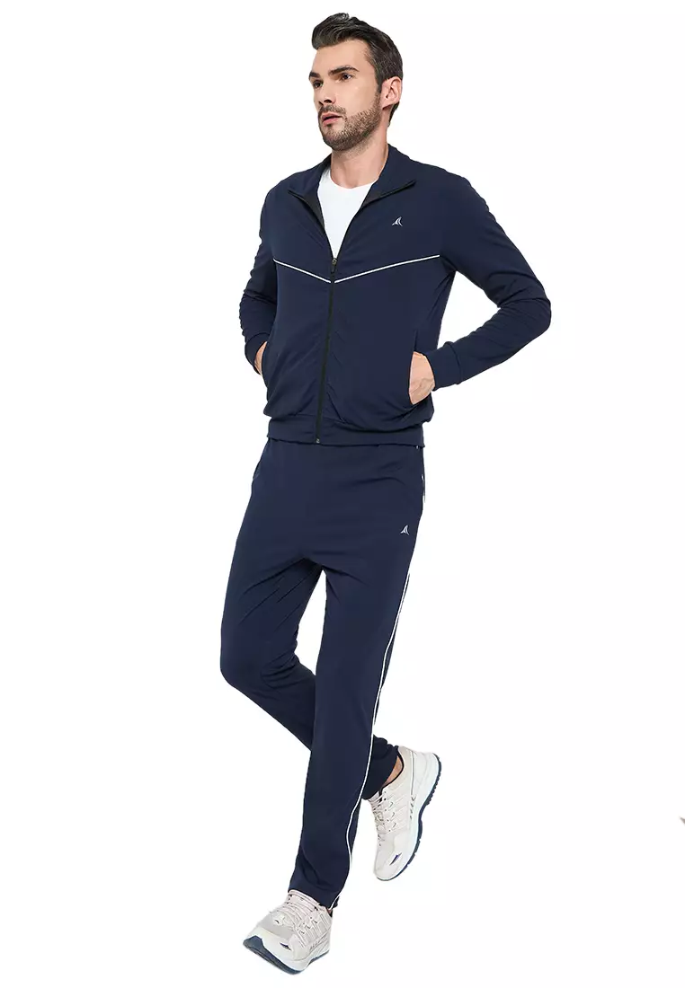 Men's Navy Training Designer Track Jogger Pants