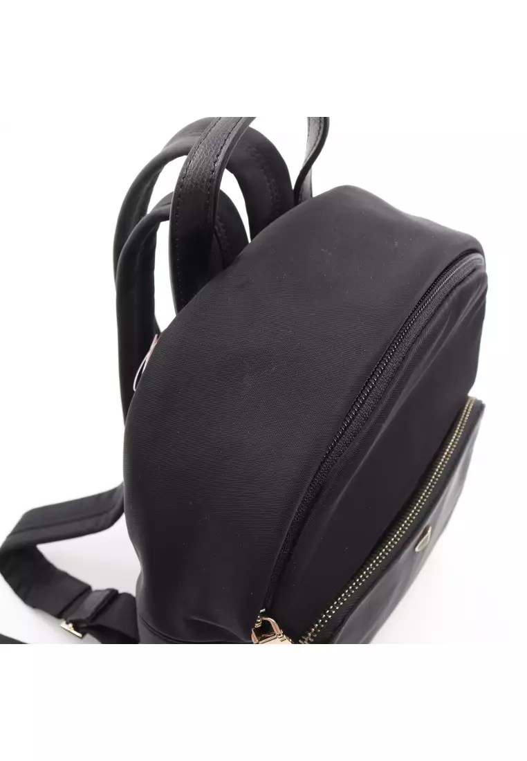 Pre loved Kate Spade TAYLOR Medium Backpack rucksack Nylon leather black