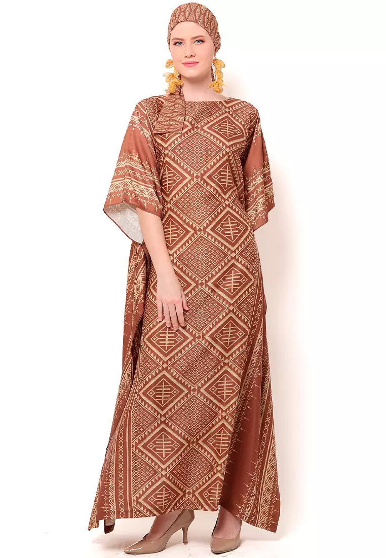 Buy Kanzi By Liza Yahya Kanzi Exclusive Short Sleeve Songket Kaftan Online Zalora