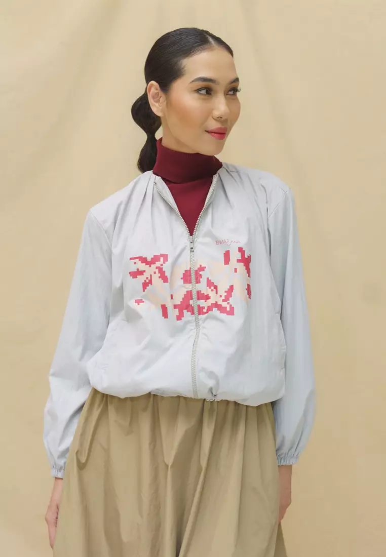 Jenna and Kaia - Rivenna Jacket Grey - Jaket Wanita