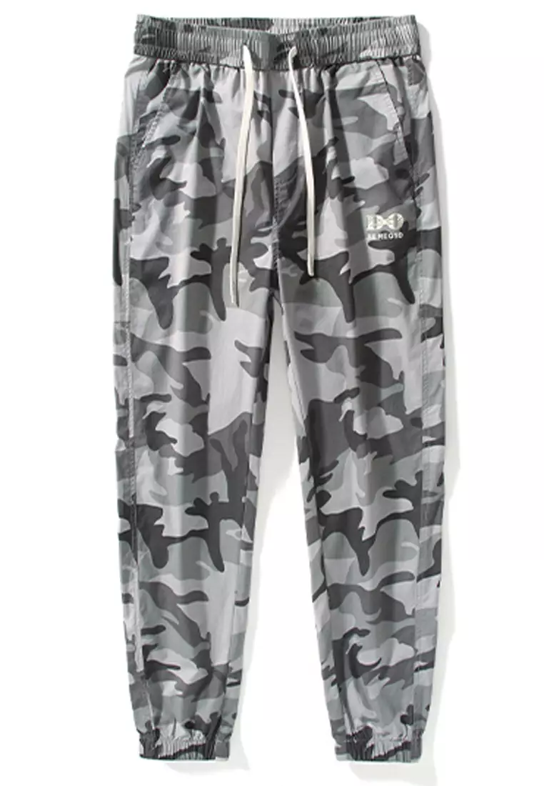 White outlet camo sweatpants
