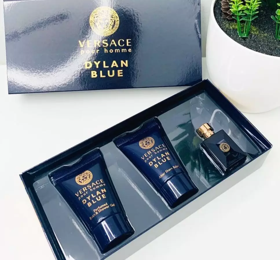 Versace Dylan Blue (Men) Gift Set = 25 ml + 25 ml + 5 ml