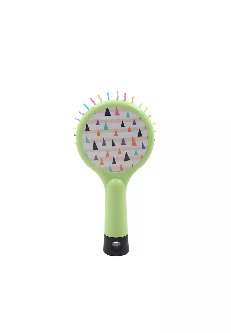 L.Blend Rainbow Hair Comb Geometric Pattern Type Q Green