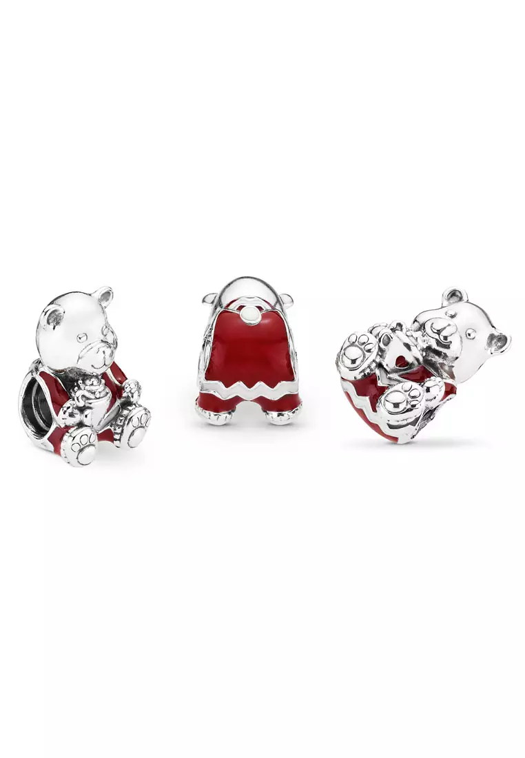 Pandora christmas bear charm new arrivals
