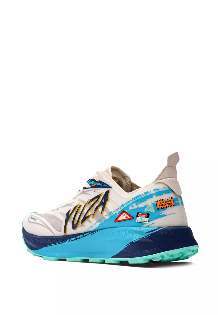 910 Nineten YUZA Veloraptor Sepatu Trail Running - ABU/BIRU NAVY/TOSCA