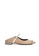 House of Avenues beige Ladies Patent Flat Mule Embellished Ring Toe 4396 Nude D4D48SHCFC7460GS_1
