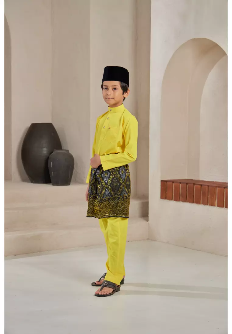 Baju Melayu Moden Cekak Musang for Kids