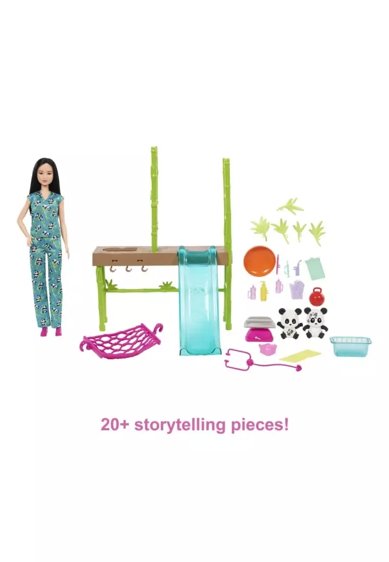 Buy BARBIE Panda Care And Rescue Playset With Doll 2024 Online | ZALORA ...