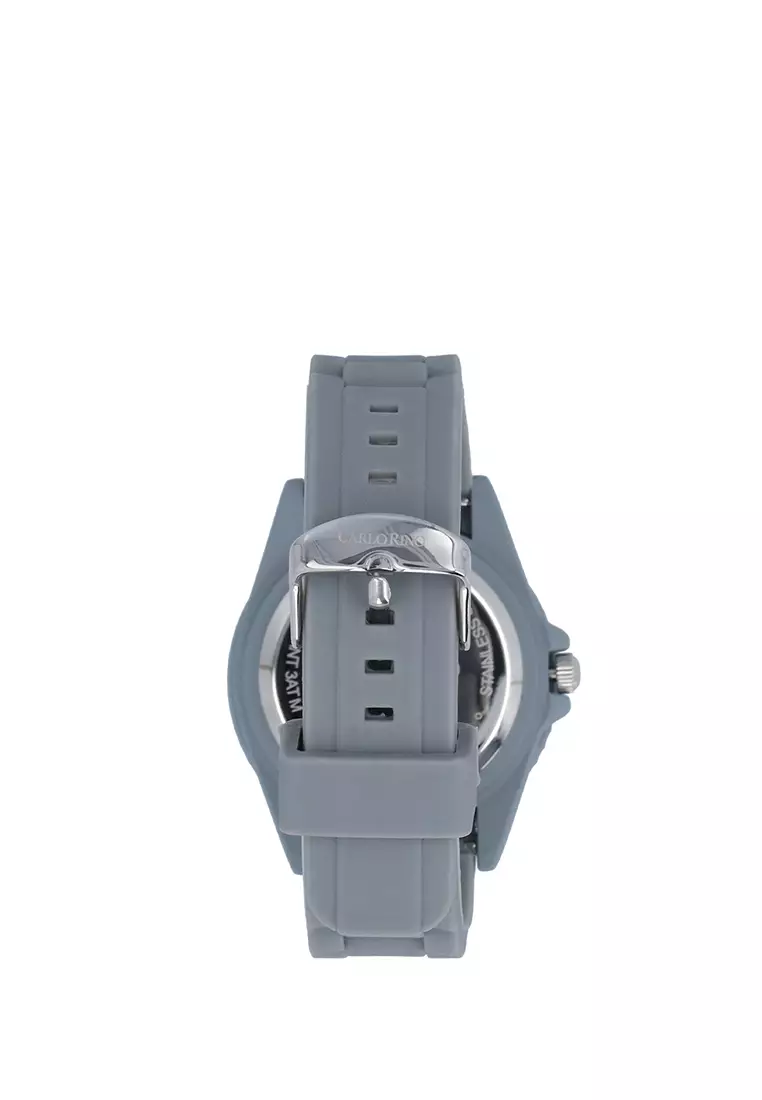 Buy Carlo Rino Dark Grey MonoSport Timepiece 2026 Online | ZALORA ...