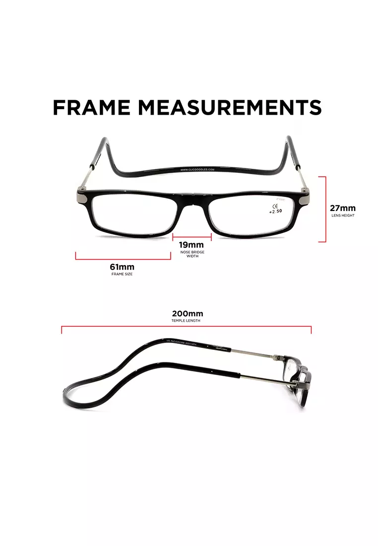 Evolution Magnetic (Purple) +2.50 Reading Glasses for 55-57 Years Old