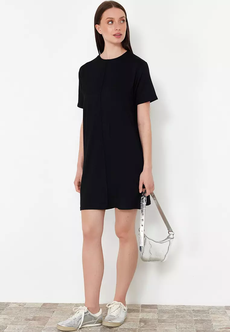 Knit t shirt dress store
