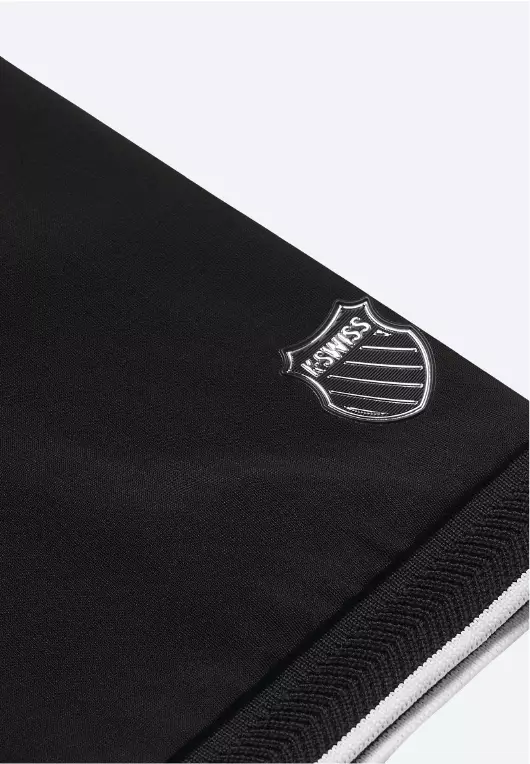 MEN'S STRIPED K-SWISS LOGO POLO SHIRT