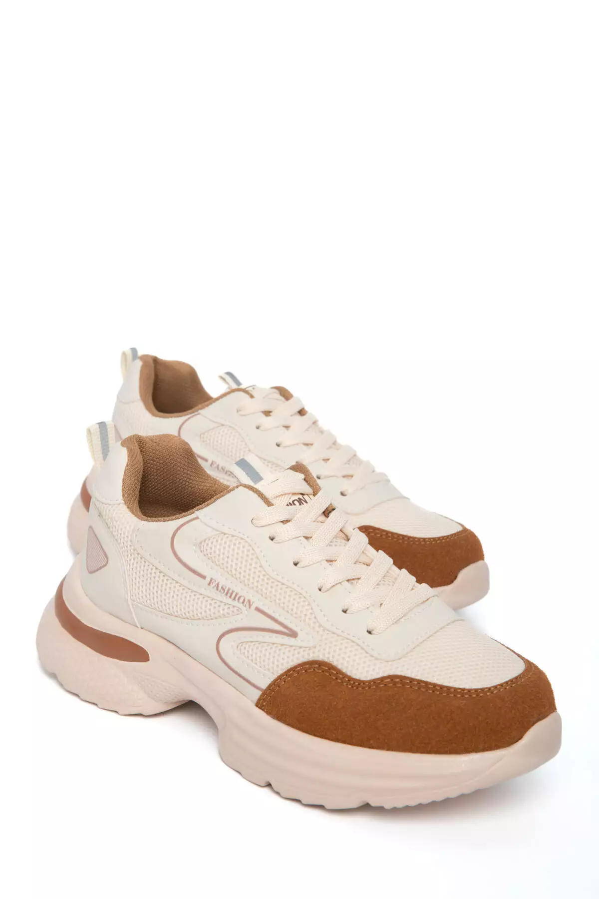 Beige-Tan Women'S Sneaker 21272