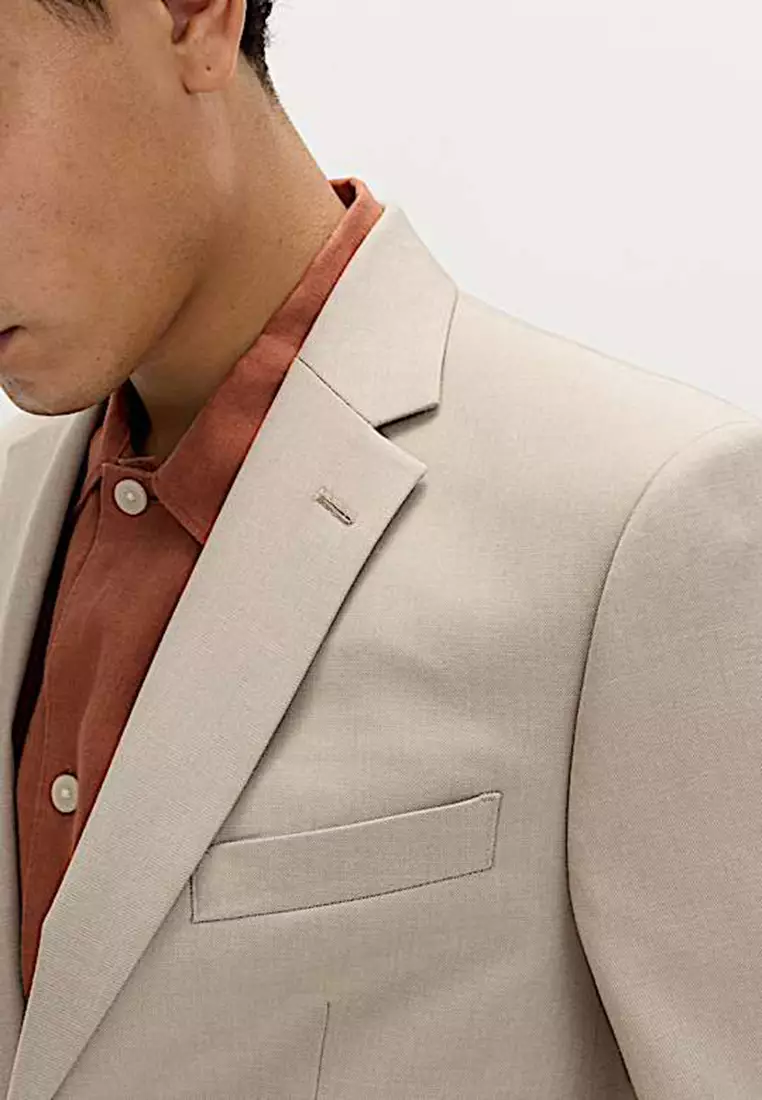 Slim Fit Stretch Suit Jacket