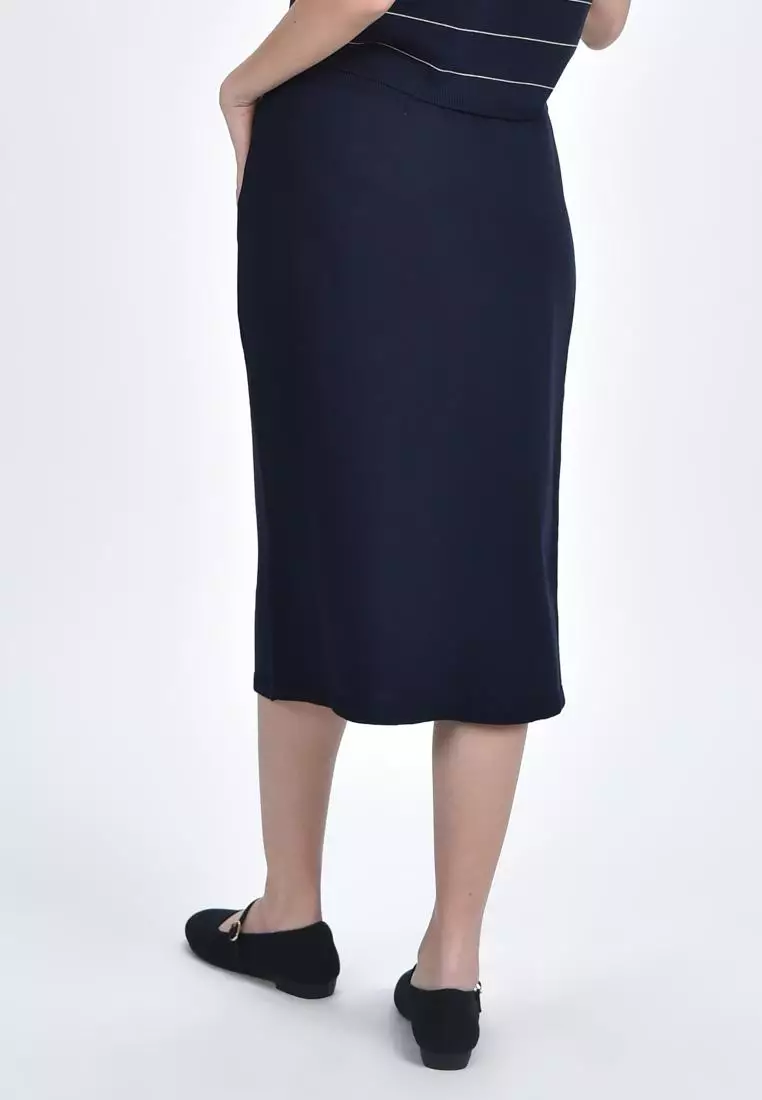 Women's Knit Midi Skirt