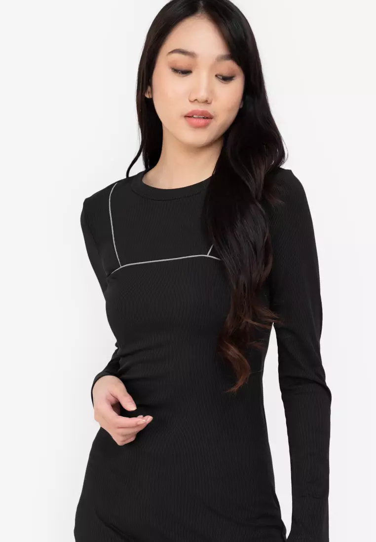 Reflective bodycon sale dress
