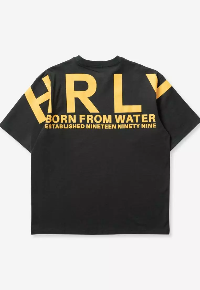 yellow hurley shirt
