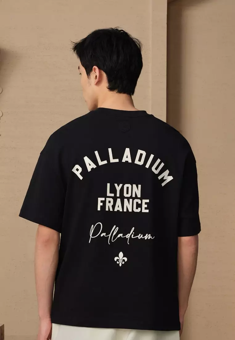 MEN'S VINTAGE PALLADIUM LOGO LOOSE FIT COTTON T-SHIRT