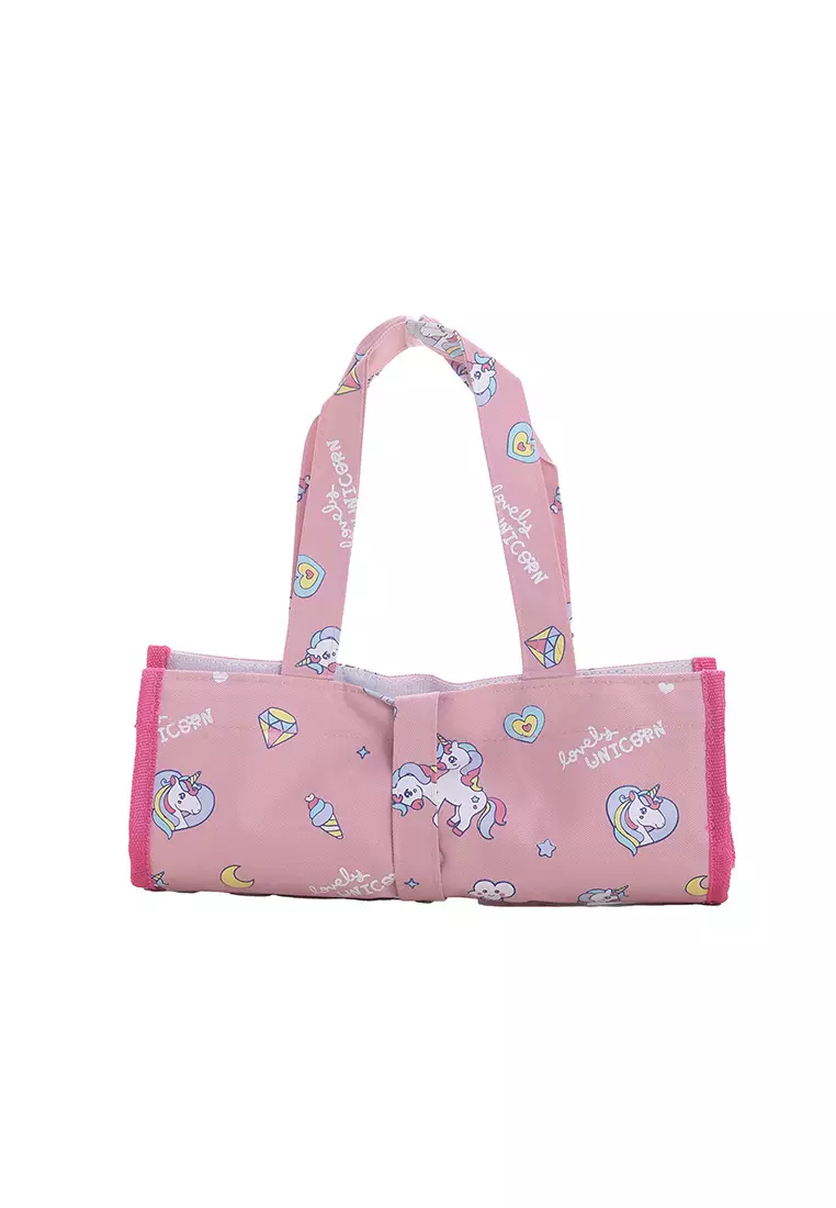 Tas Tempat Makanan Thermal Lovely Unicorn Pink 26x27 cm
