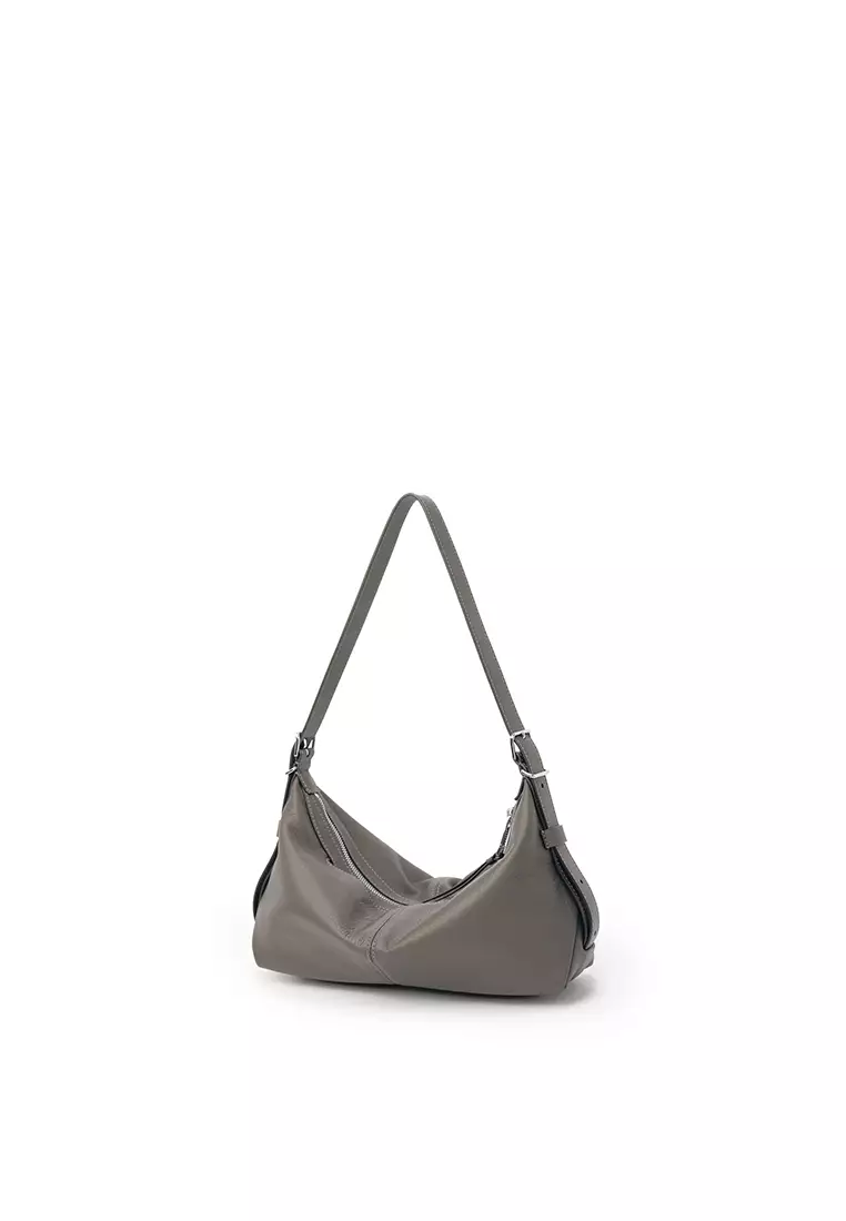 ALLEGRA Demi Hobo Bag - Dark Almond