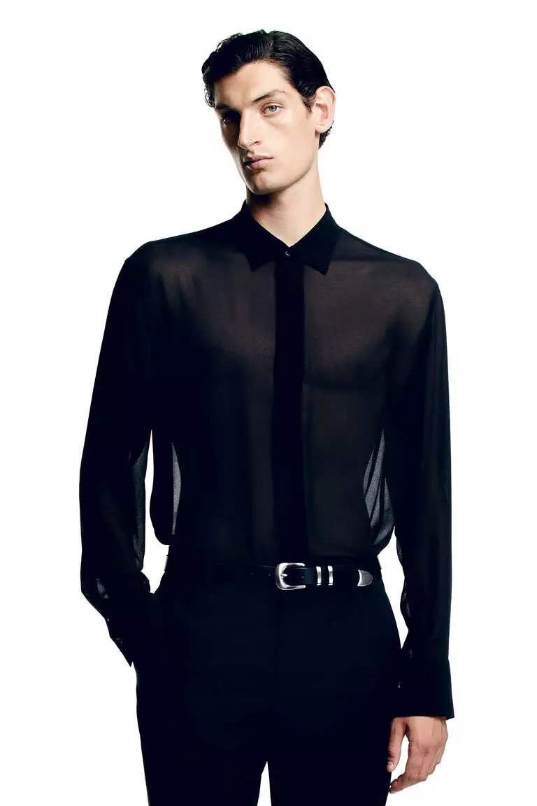 Regular Fit Sheer shirt