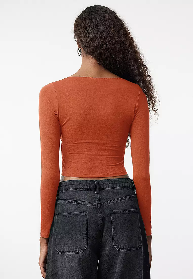 Double Breasted Crop Top