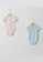LC Waikiki blue Unisex Baby Snapback Bodysuits 2-Pack 7540FKA4D14A09GS_2