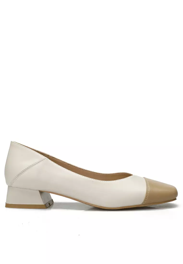 Discount on Twenty Eight Shoes  shoes - SKU: 3cm Color Matching Leather Pumps Te52061-6