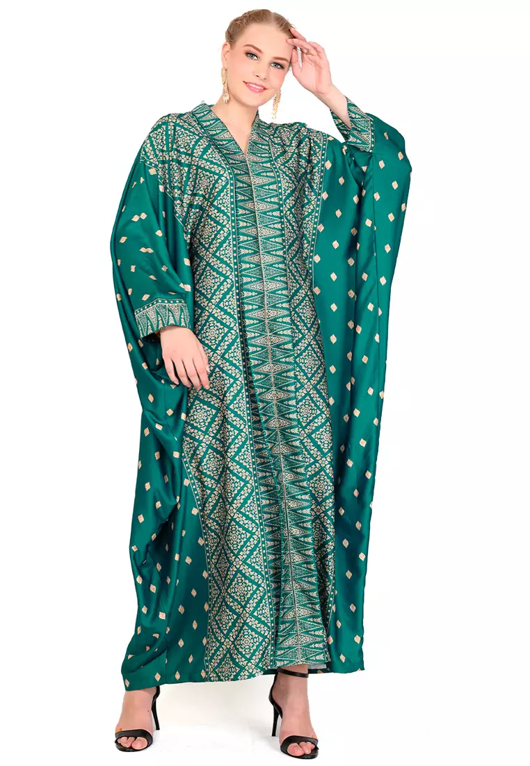 Kanzi Exclusive Long Sleeve Songket Kaftan
