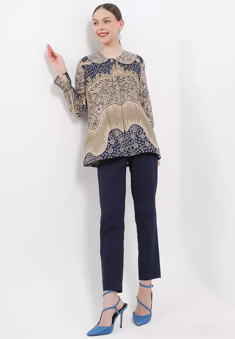 Piramid Blouse Batik Premium Wanita Casual Modern