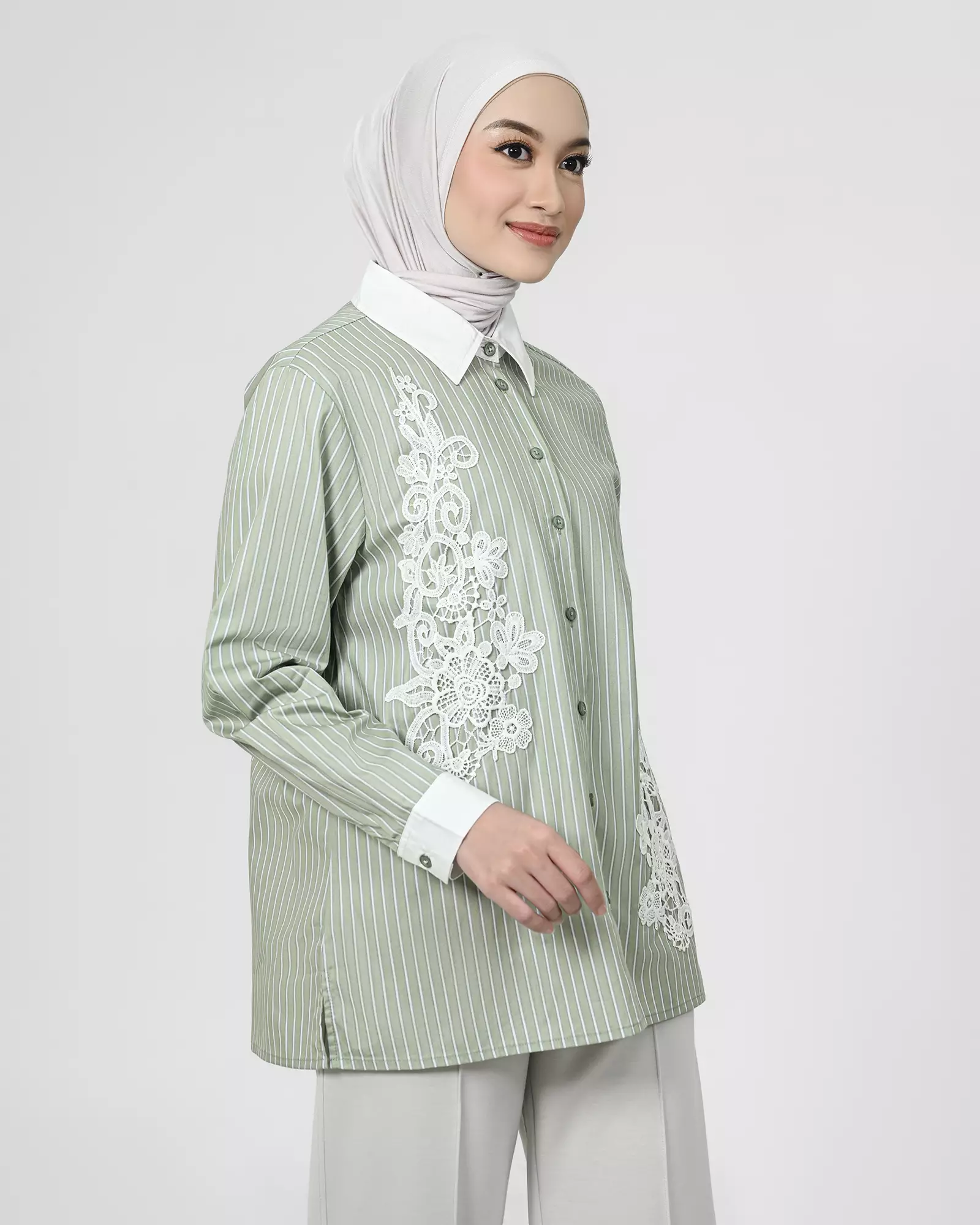 Geulis.id SHEA SHIRT - SAGE