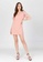 BADOMODA pink Constance Lace Sleeve Combination Shift Dress A198AAAD9C6AEBGS_4