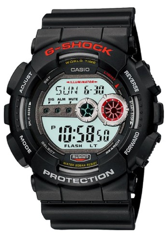 Jual Casio Casio G Shock Original Jam Tangan Pria Tali Karet Black Gd 100 1adr Original Zalora Indonesia