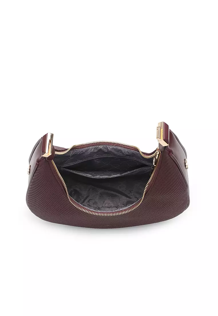 Women's Top Handle Bag / Sling Bag / Crossbody Bag / Shoulder Bag (Tas Tangan Wanita / Tas Selempang Wanita / Tas Bahu Wanita) - Merah