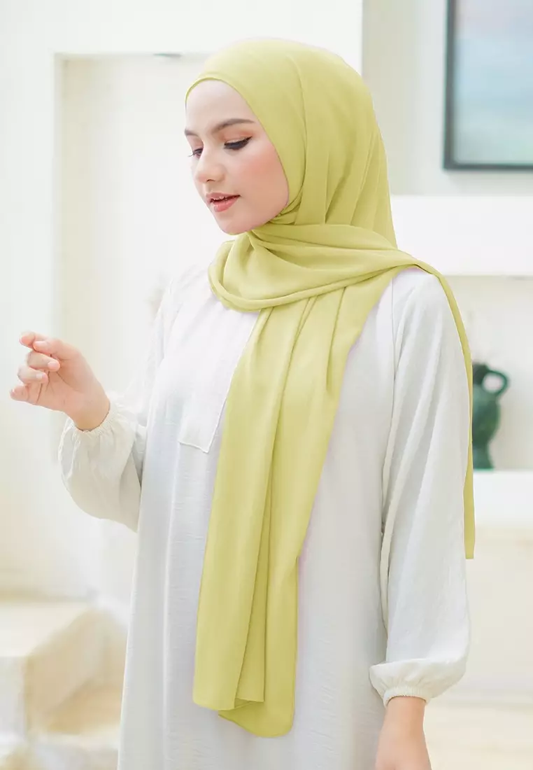 HIJAB INSTAN LATIFA - LIGHT MUSTARD