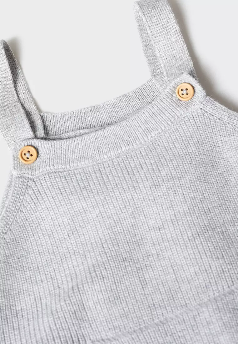 網上選購MANGO BABY Knitted Dungarees 2023 系列 ZALORA香港