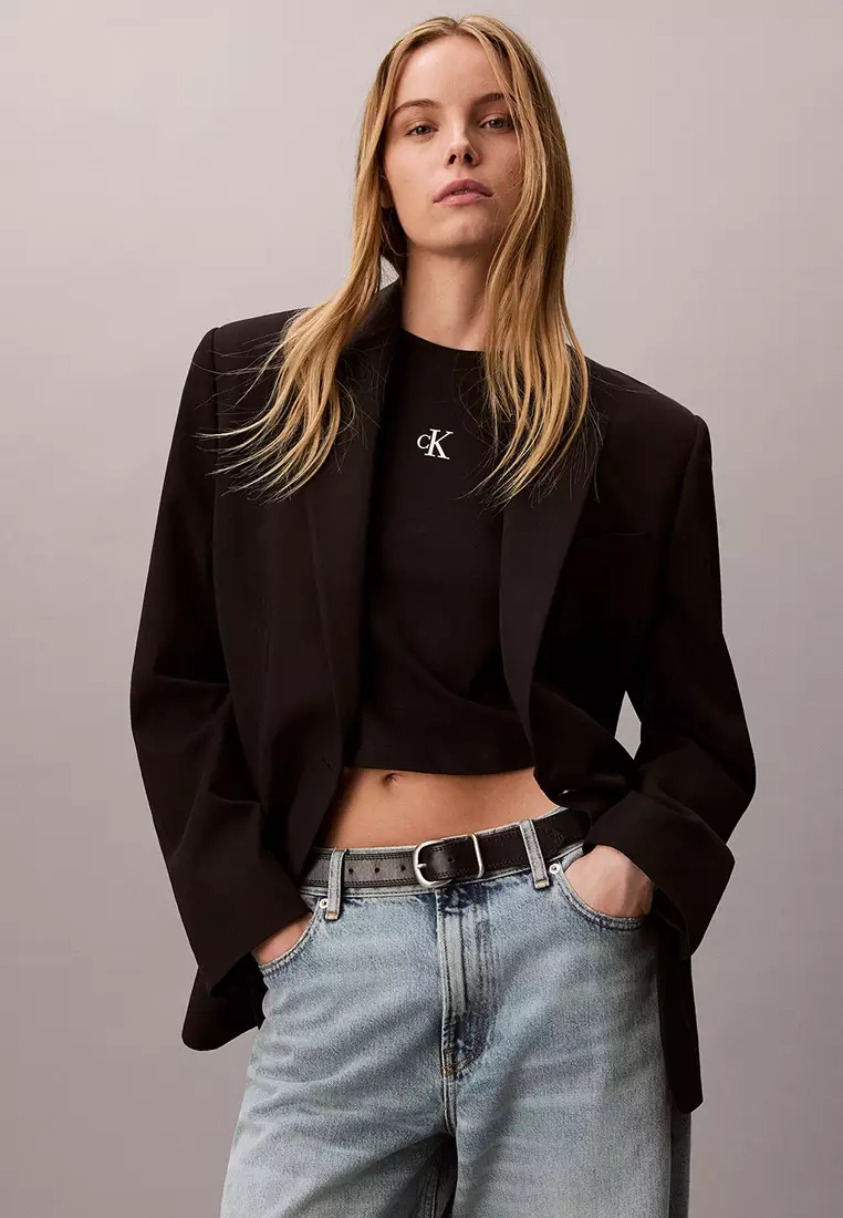 Logo Cropped Tee - Calvin Klein Jeans