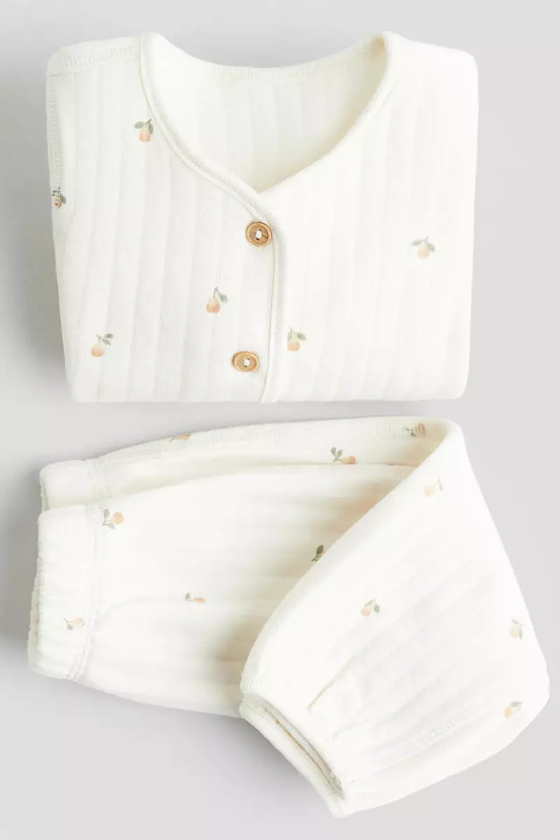2-piece quilted jersey set