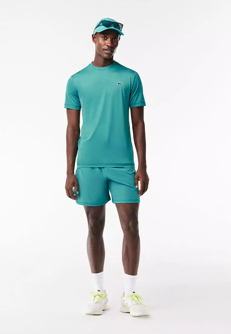 Mens lacoste jersey deals shorts