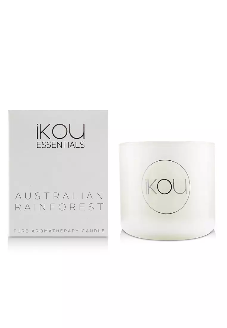 Buy iKOU Essentials Aromatherapy Natural Wax Candle Glass Australian