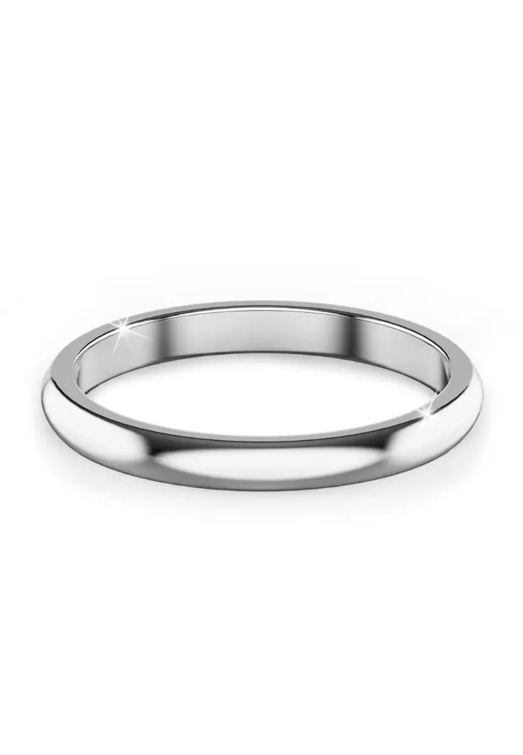 Camille Minimal Stacker Ring in Silver