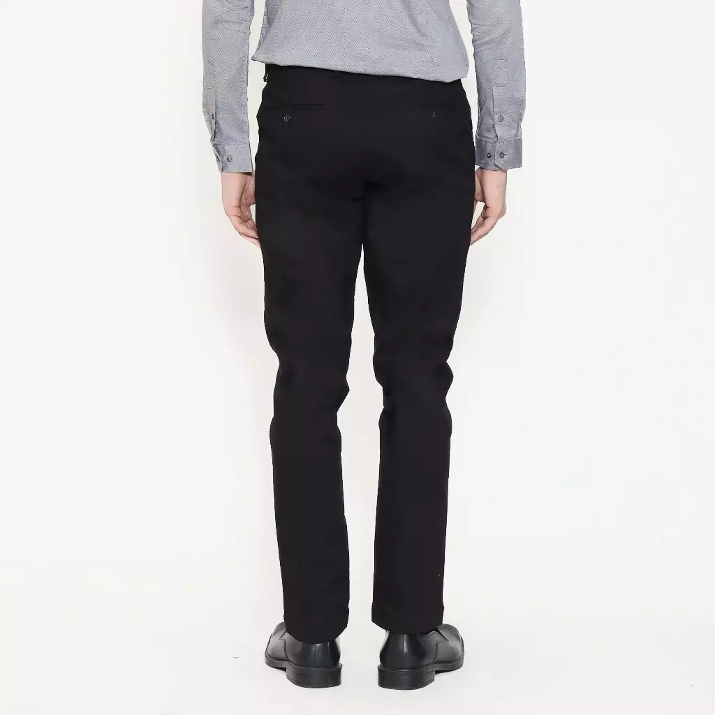 Lawell Celana Chinos Pria Slim Fit – Hitam – Ukuran 28–38 – L.1-CCSF.-G103-CTS