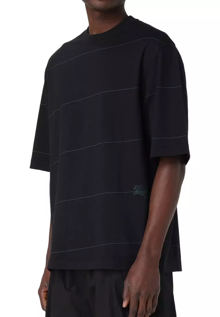 Tシャツ・カットソー Burberry FW25 Black cotton t-shirt (8069108 A1189) Amazon | [BURBERRY] [バーバリー] Tシャツ 半袖カットソー