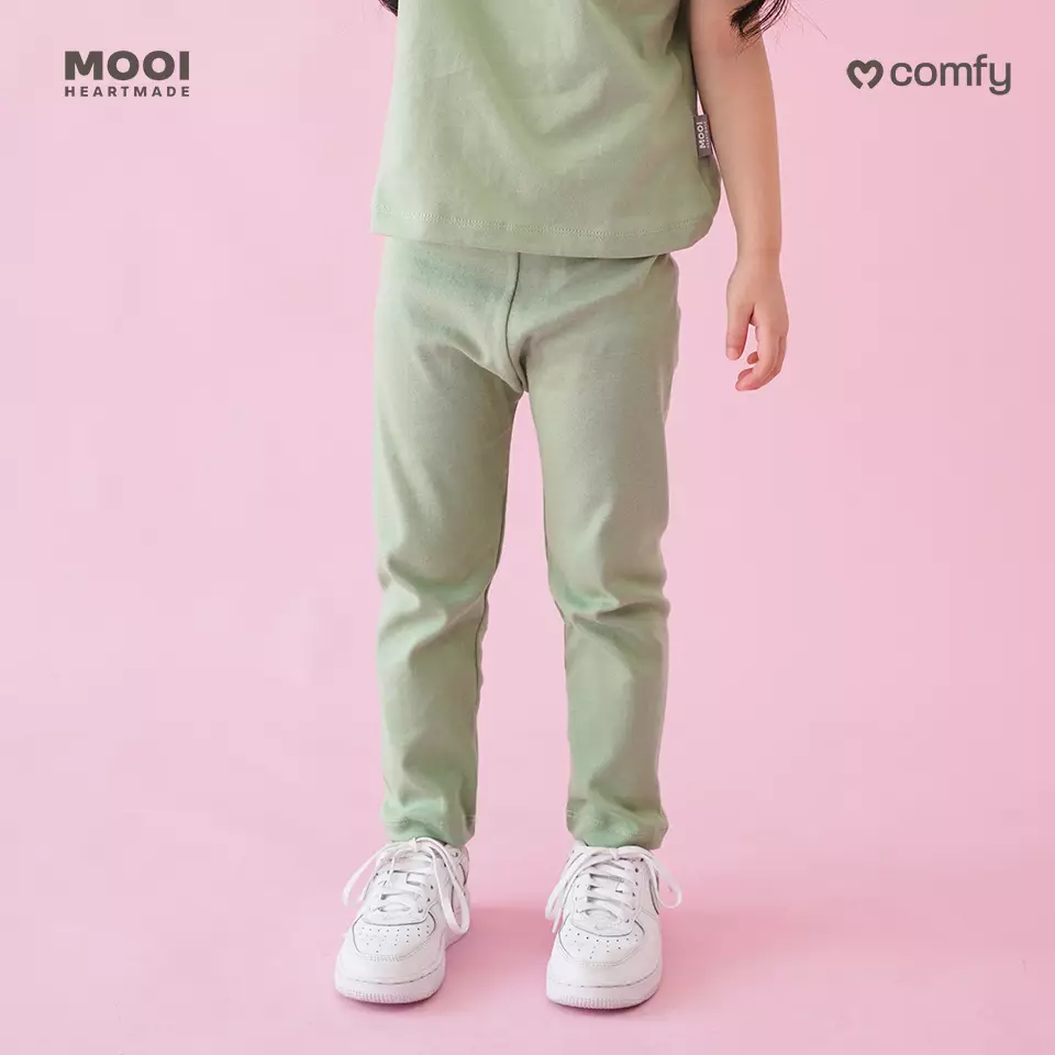 Mooi Legging Anak Polos Baby Legging Comfy Basic Legging - Black