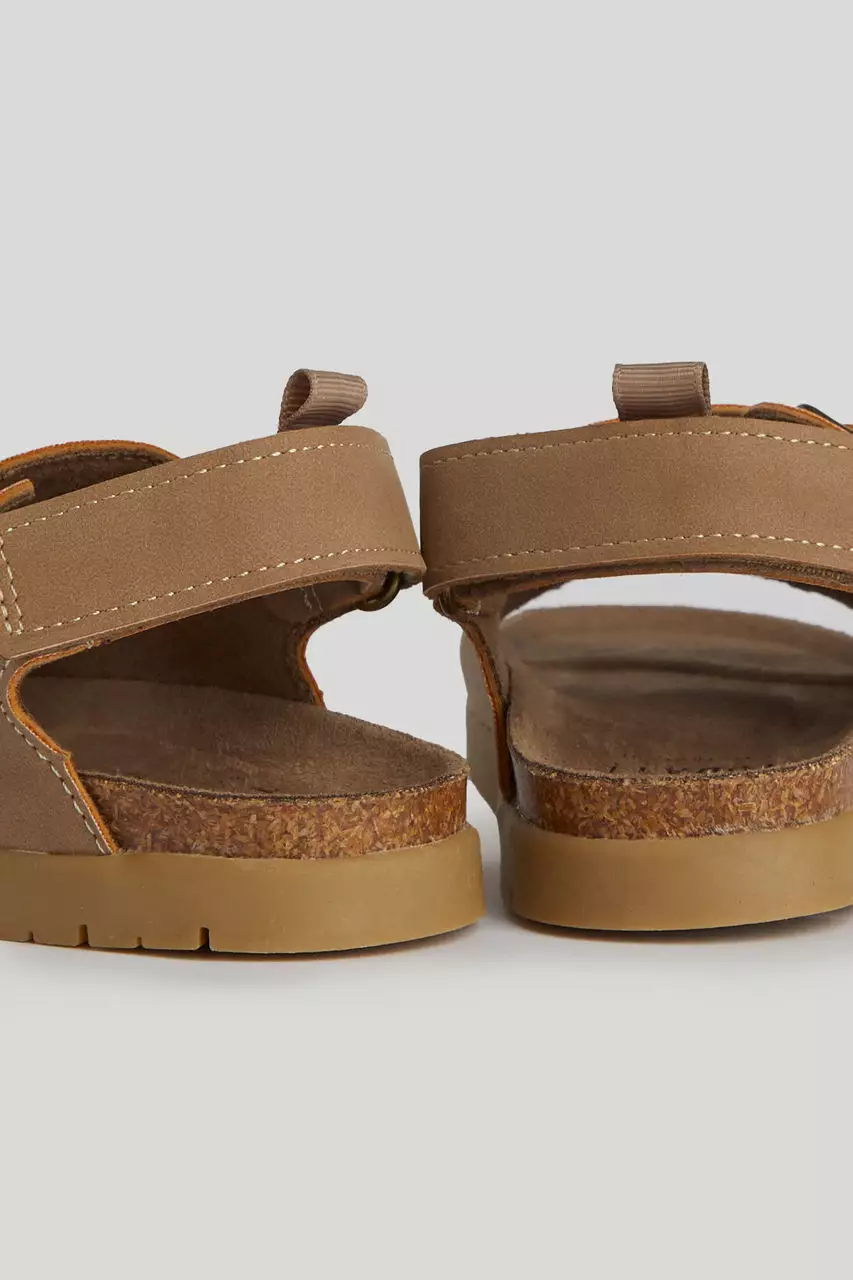 Mothercare Raya Collection Brown Double-Buckle Sandals - Sandal Lebaran Anak Laki-laki (Cokelat)